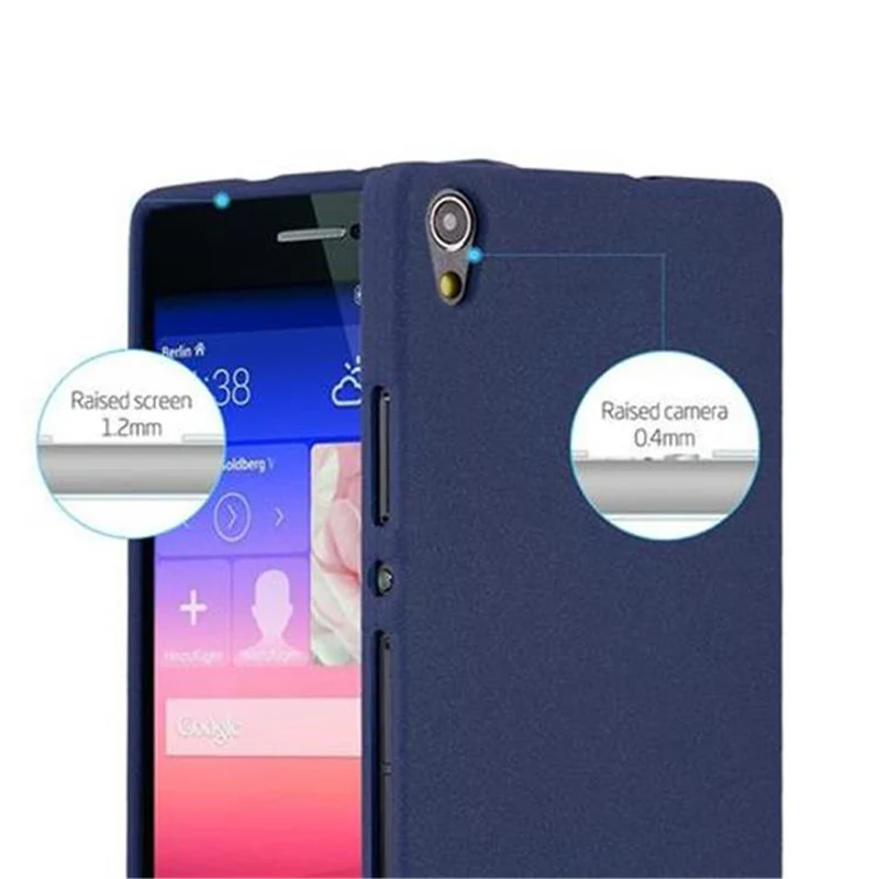 Cadorabo Hülle kompatibel mit Huawei ASCEND P7 Schutzhülle aus flexiblem TPU Silikon