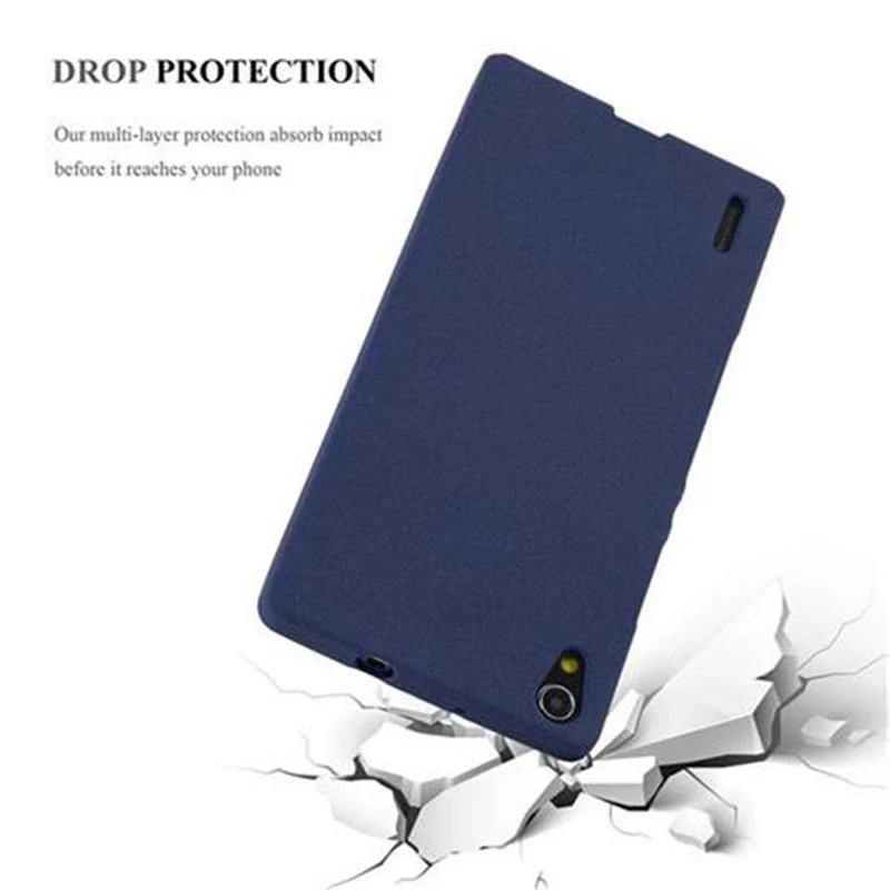 Cadorabo Hülle kompatibel mit Huawei ASCEND P7 Schutzhülle aus flexiblem TPU Silikon