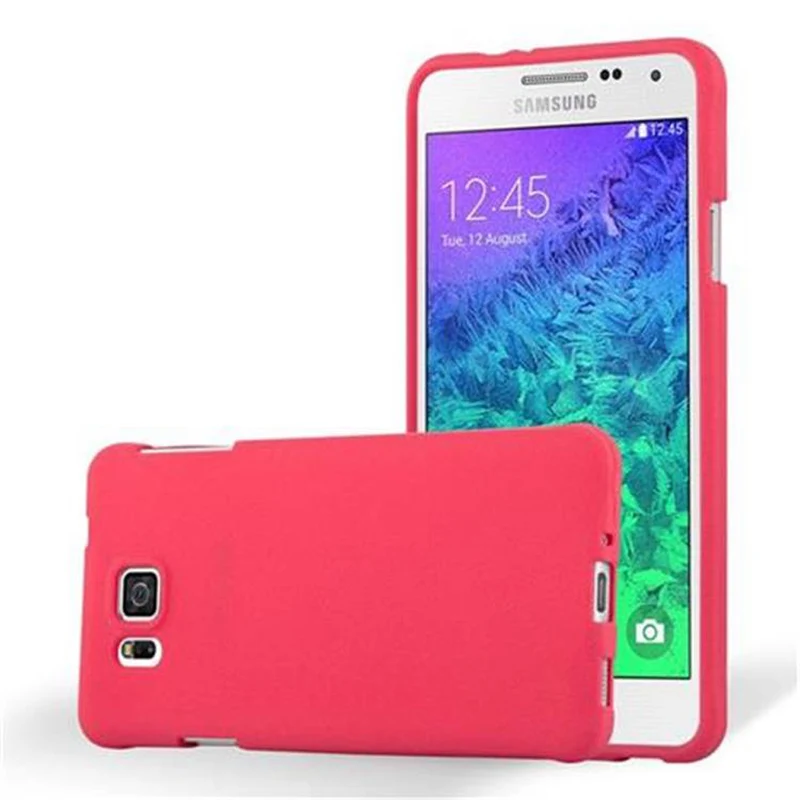 Cadorabo Hülle kompatibel mit Samsung Galaxy ALPHA Schutzhülle aus flexiblem TPU Silikon
