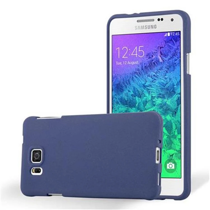 Cadorabo Hülle kompatibel mit Samsung Galaxy ALPHA Schutzhülle aus flexiblem TPU Silikon
