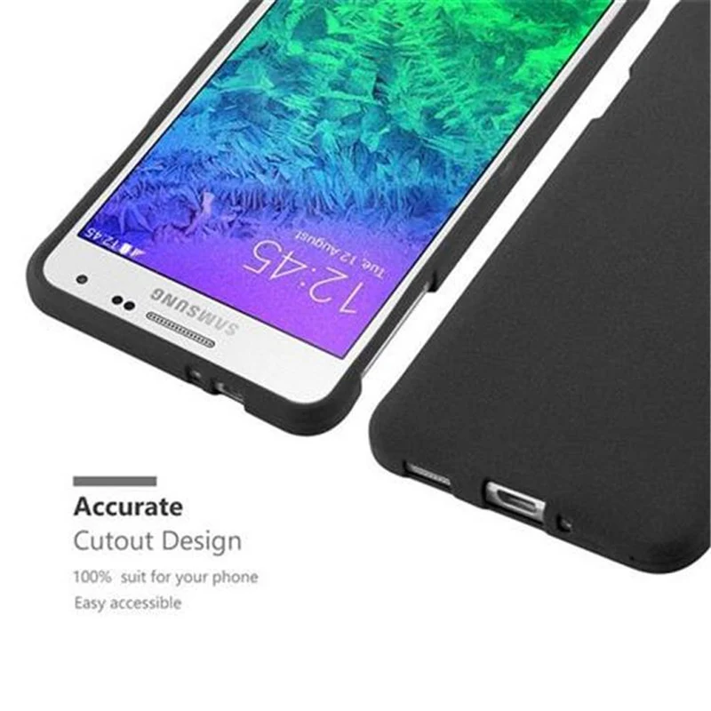 Cadorabo Hülle kompatibel mit Samsung Galaxy ALPHA Schutzhülle aus flexiblem TPU Silikon