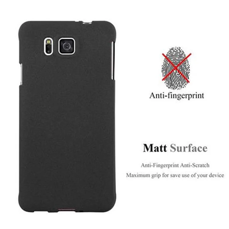 Cadorabo Hülle kompatibel mit Samsung Galaxy ALPHA Schutzhülle aus flexiblem TPU Silikon