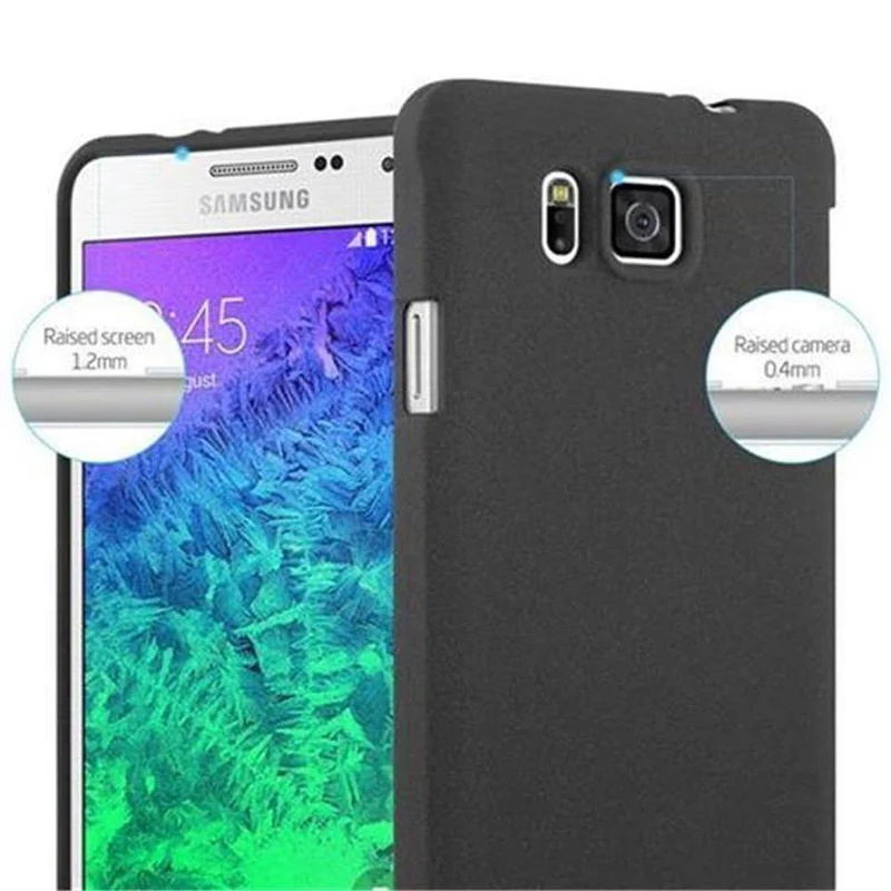 Cadorabo Hülle kompatibel mit Samsung Galaxy ALPHA Schutzhülle aus flexiblem TPU Silikon