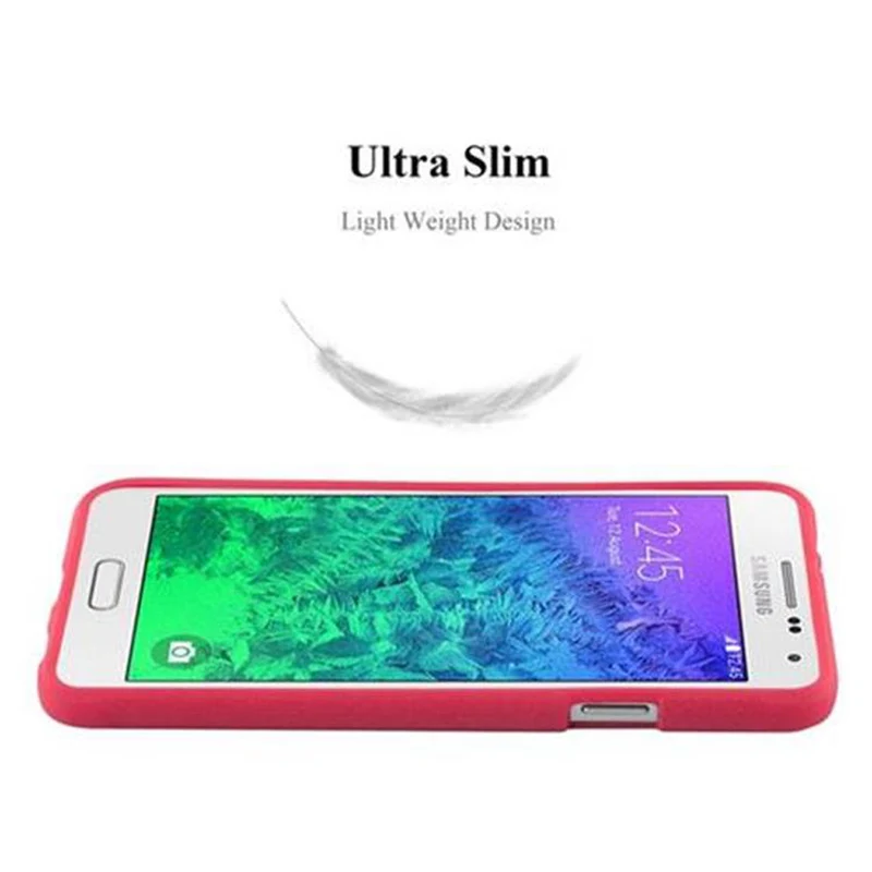 Cadorabo Hülle kompatibel mit Samsung Galaxy ALPHA Schutzhülle aus flexiblem TPU Silikon