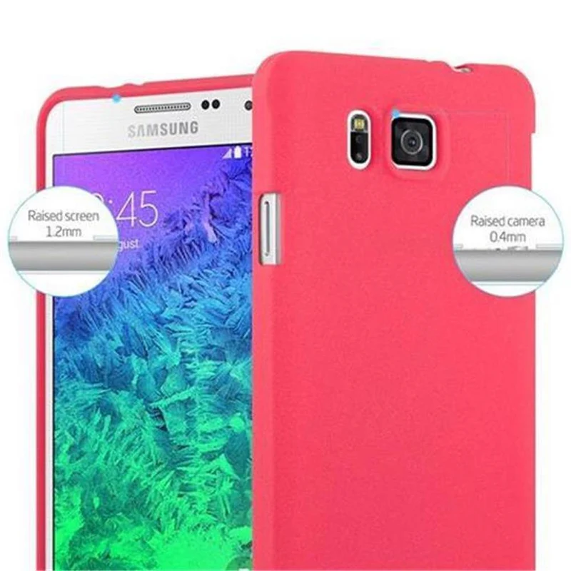 Cadorabo Hülle kompatibel mit Samsung Galaxy ALPHA Schutzhülle aus flexiblem TPU Silikon