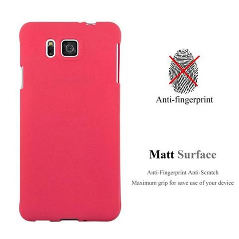 Cadorabo Hülle kompatibel mit Samsung Galaxy ALPHA Schutzhülle aus flexiblem TPU Silikon