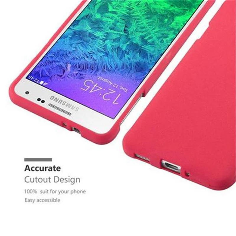 Cadorabo Hülle kompatibel mit Samsung Galaxy ALPHA Schutzhülle aus flexiblem TPU Silikon