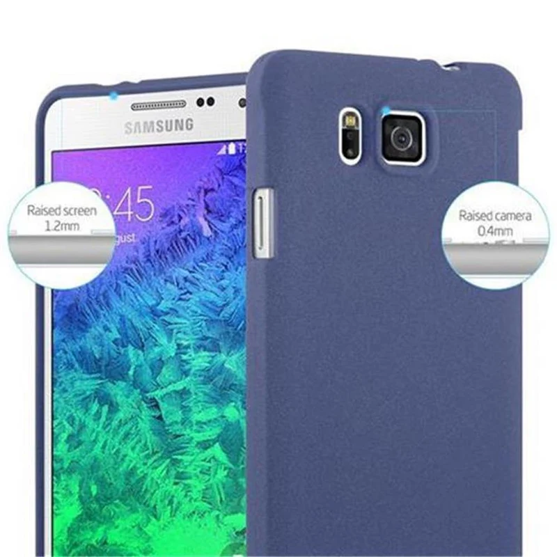 Cadorabo Hülle kompatibel mit Samsung Galaxy ALPHA Schutzhülle aus flexiblem TPU Silikon