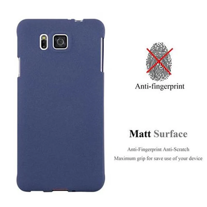 Cadorabo Hülle kompatibel mit Samsung Galaxy ALPHA Schutzhülle aus flexiblem TPU Silikon