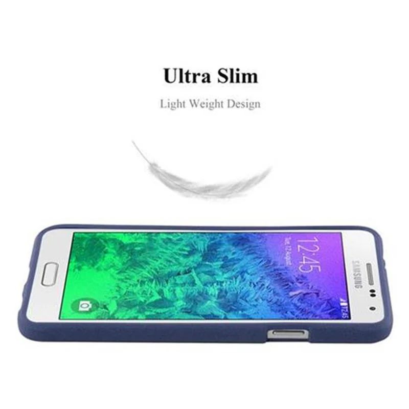 Cadorabo Hülle kompatibel mit Samsung Galaxy ALPHA Schutzhülle aus flexiblem TPU Silikon