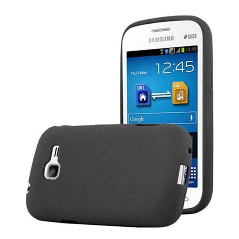Cadorabo Hülle kompatibel mit Samsung Galaxy TREND LITE Schutzhülle aus flexiblem TPU Silikon