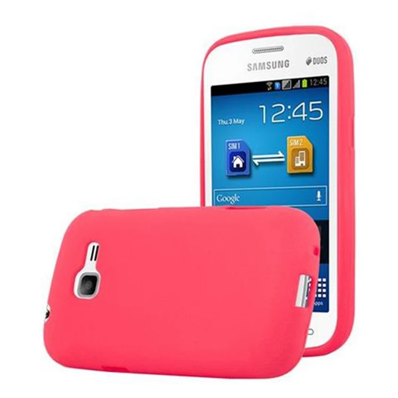 Cadorabo Hülle kompatibel mit Samsung Galaxy TREND LITE Schutzhülle aus flexiblem TPU Silikon