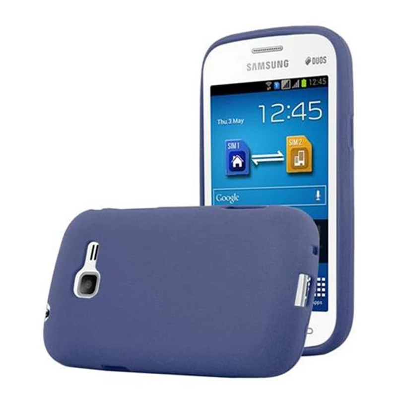 Cadorabo Hülle kompatibel mit Samsung Galaxy TREND LITE Schutzhülle aus flexiblem TPU Silikon