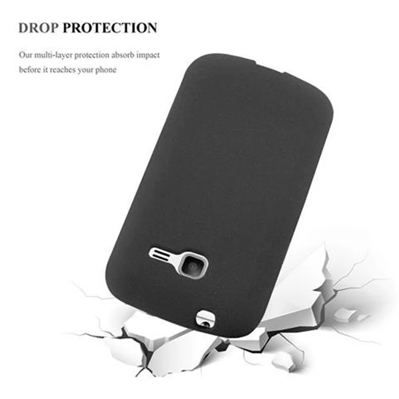 Cadorabo Hülle kompatibel mit Samsung Galaxy TREND LITE Schutzhülle aus flexiblem TPU Silikon