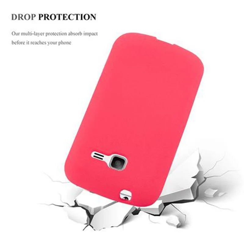 Cadorabo Hülle kompatibel mit Samsung Galaxy TREND LITE Schutzhülle aus flexiblem TPU Silikon