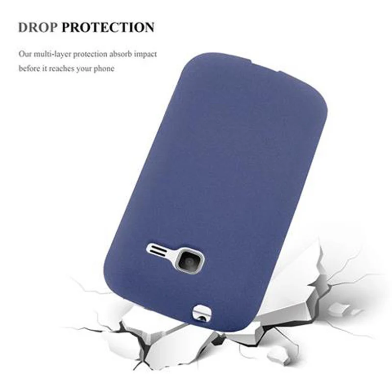 Cadorabo Hülle kompatibel mit Samsung Galaxy TREND LITE Schutzhülle aus flexiblem TPU Silikon