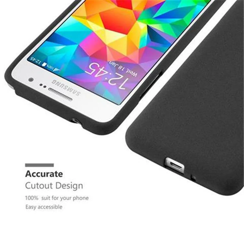 Cadorabo Hülle kompatibel mit Samsung Galaxy GRAND PRIME Schutzhülle aus flexiblem TPU Silikon