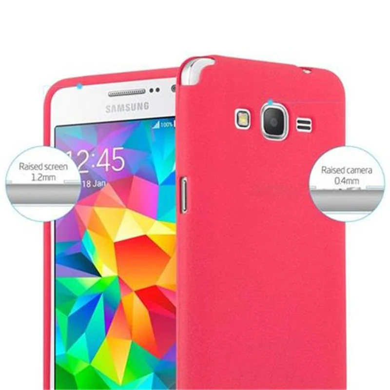 Cadorabo Hülle kompatibel mit Samsung Galaxy GRAND PRIME Schutzhülle aus flexiblem TPU Silikon