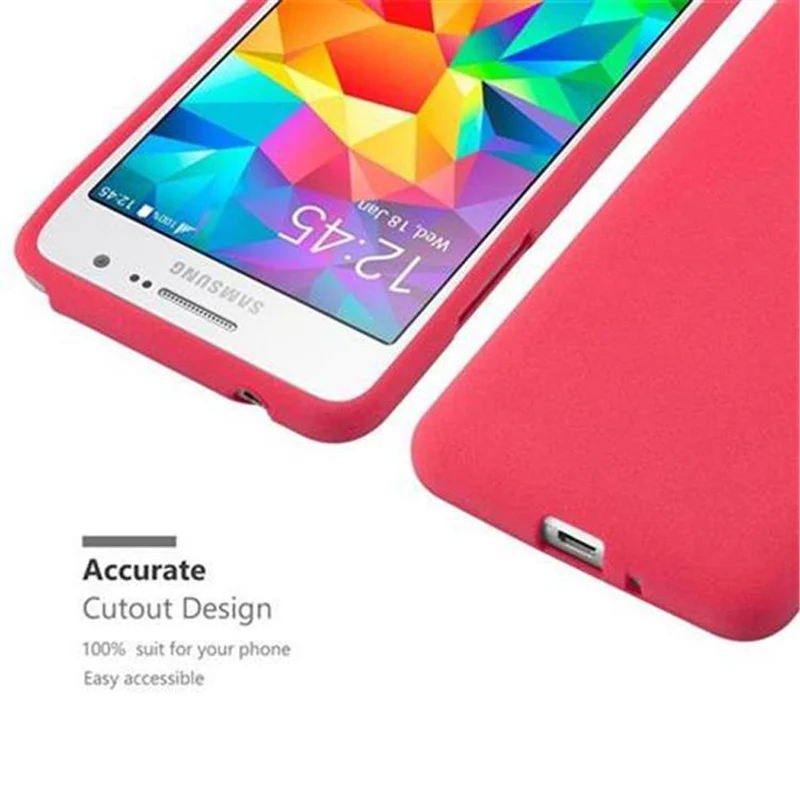 Cadorabo Hülle kompatibel mit Samsung Galaxy GRAND PRIME Schutzhülle aus flexiblem TPU Silikon