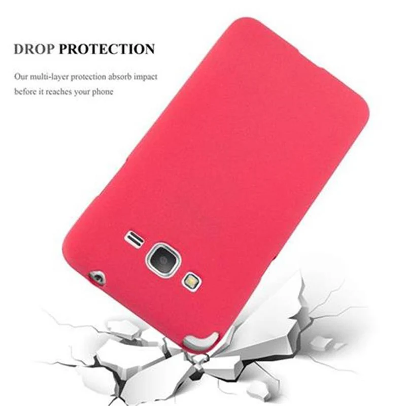 Cadorabo Hülle kompatibel mit Samsung Galaxy GRAND PRIME Schutzhülle aus flexiblem TPU Silikon