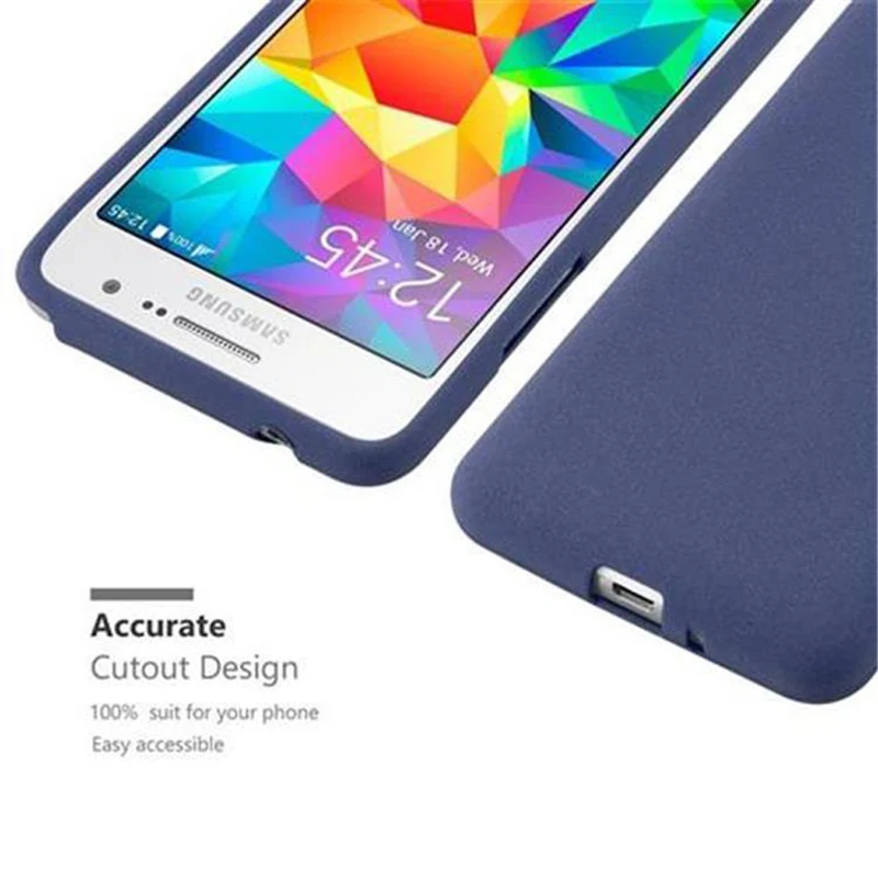 Cadorabo Hülle kompatibel mit Samsung Galaxy GRAND PRIME Schutzhülle aus flexiblem TPU Silikon