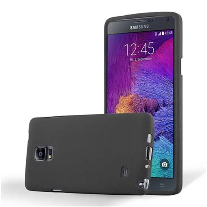 Cadorabo Hülle kompatibel mit Samsung Galaxy NOTE 4 Schutzhülle aus flexiblem TPU Silikon