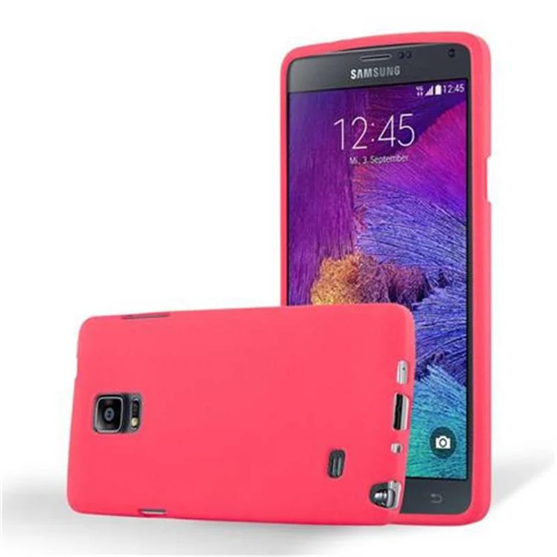 Cadorabo Hülle kompatibel mit Samsung Galaxy NOTE 4 Schutzhülle aus flexiblem TPU Silikon
