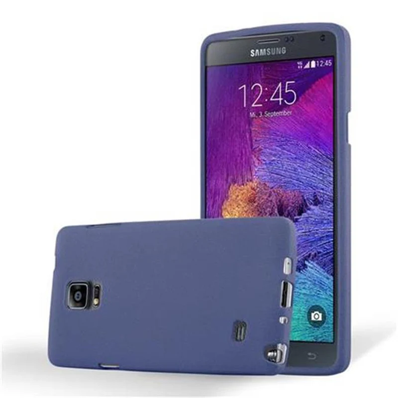 Cadorabo Hülle kompatibel mit Samsung Galaxy NOTE 4 Schutzhülle aus flexiblem TPU Silikon