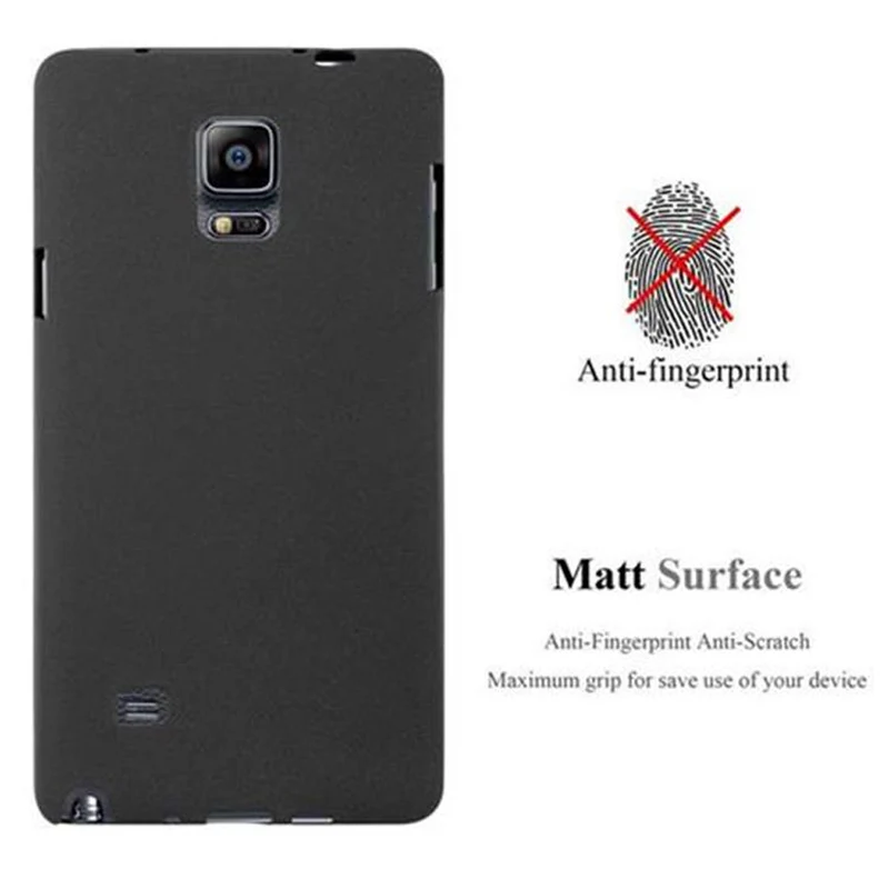 Cadorabo Hülle kompatibel mit Samsung Galaxy NOTE 4 Schutzhülle aus flexiblem TPU Silikon