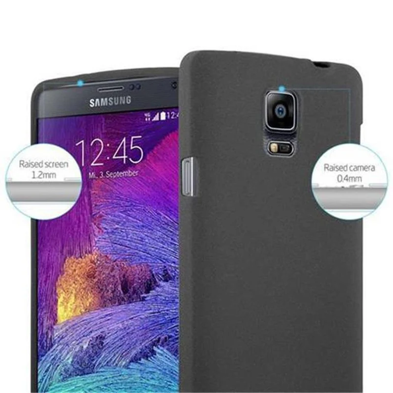 Cadorabo Hülle kompatibel mit Samsung Galaxy NOTE 4 Schutzhülle aus flexiblem TPU Silikon
