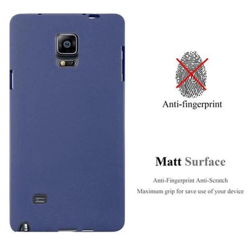 Cadorabo Hülle kompatibel mit Samsung Galaxy NOTE 4 Schutzhülle aus flexiblem TPU Silikon