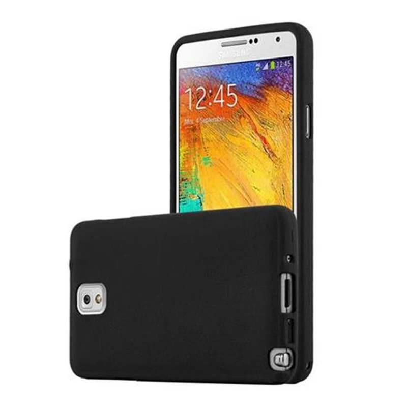 Cadorabo Hülle kompatibel mit Samsung Galaxy NOTE 3 Schutzhülle aus flexiblem TPU Silikon