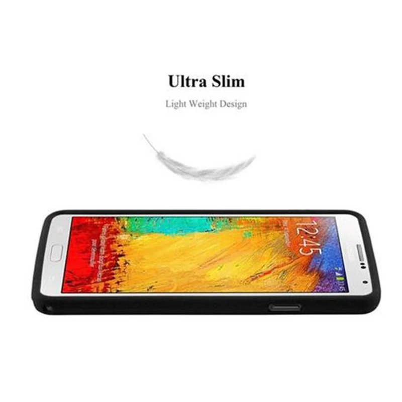 Cadorabo Hülle kompatibel mit Samsung Galaxy NOTE 3 Schutzhülle aus flexiblem TPU Silikon