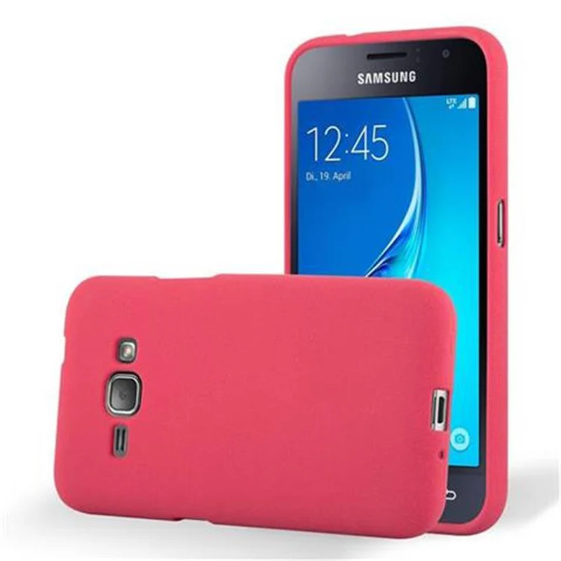 Cadorabo Hülle kompatibel mit Samsung Galaxy J1 2016 Schutzhülle aus flexiblem TPU Silikon