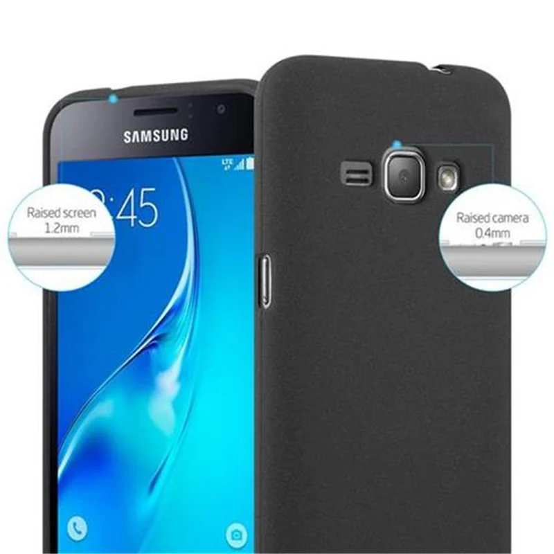 Cadorabo Hülle kompatibel mit Samsung Galaxy J1 2016 Schutzhülle aus flexiblem TPU Silikon