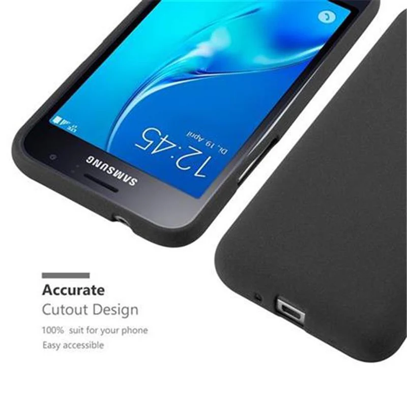 Cadorabo Hülle kompatibel mit Samsung Galaxy J1 2016 Schutzhülle aus flexiblem TPU Silikon