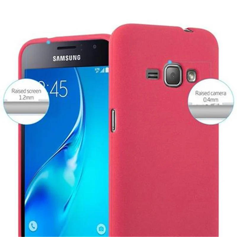 Cadorabo Hülle kompatibel mit Samsung Galaxy J1 2016 Schutzhülle aus flexiblem TPU Silikon