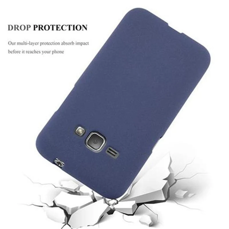 Cadorabo Hülle kompatibel mit Samsung Galaxy J1 2016 Schutzhülle aus flexiblem TPU Silikon