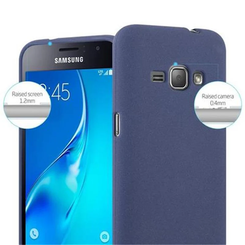 Cadorabo Hülle kompatibel mit Samsung Galaxy J1 2016 Schutzhülle aus flexiblem TPU Silikon
