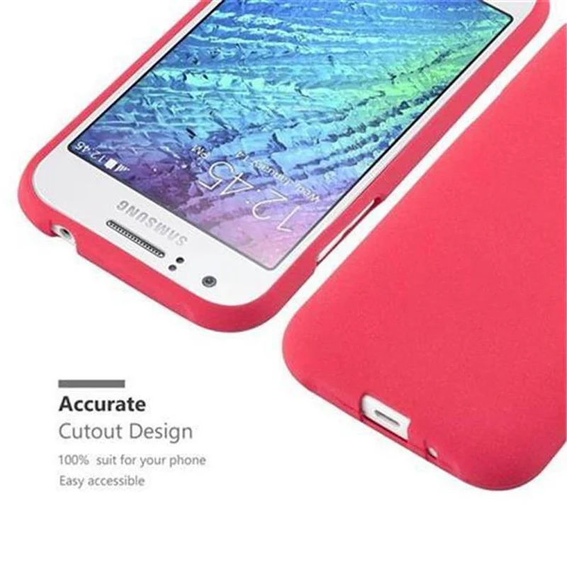 Cadorabo Hülle kompatibel mit Samsung Galaxy J1 2015 Schutzhülle aus flexiblem TPU Silikon