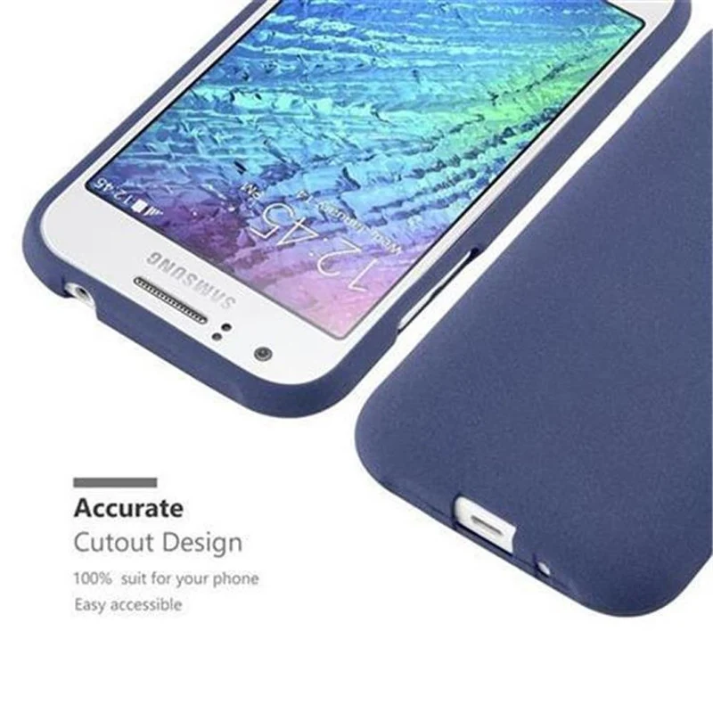 Cadorabo Hülle kompatibel mit Samsung Galaxy J1 2015 Schutzhülle aus flexiblem TPU Silikon