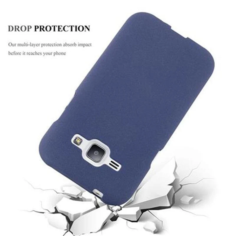 Cadorabo Hülle kompatibel mit Samsung Galaxy J1 2015 Schutzhülle aus flexiblem TPU Silikon
