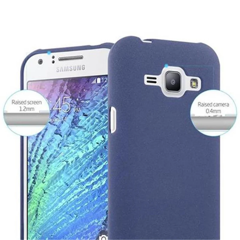 Cadorabo Hülle kompatibel mit Samsung Galaxy J1 2015 Schutzhülle aus flexiblem TPU Silikon