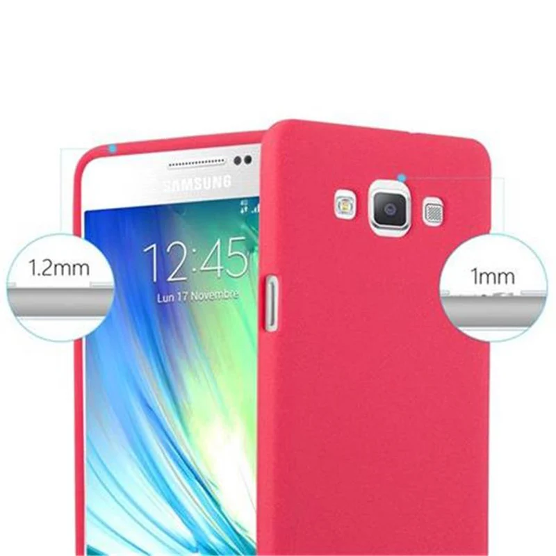 Cadorabo Hülle kompatibel mit Samsung Galaxy A5 2015 Schutzhülle aus flexiblem TPU Silikon