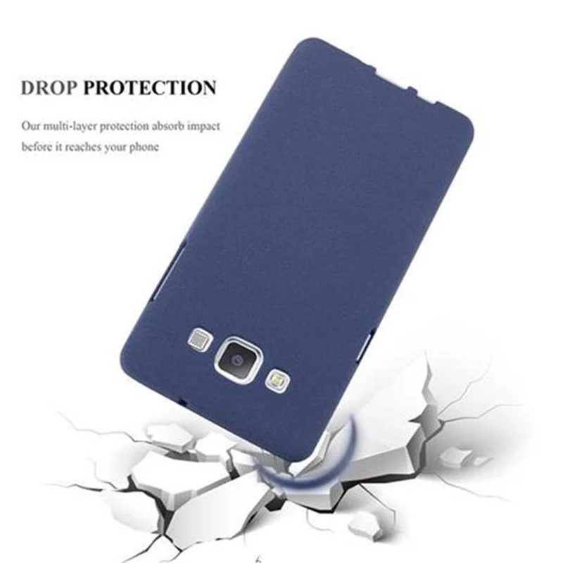 Cadorabo Hülle kompatibel mit Samsung Galaxy A5 2015 Schutzhülle aus flexiblem TPU Silikon