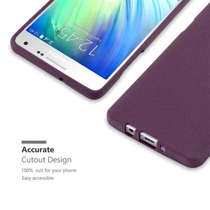 Cadorabo Hülle kompatibel mit Samsung Galaxy A5 2015 Schutzhülle aus flexiblem TPU Silikon