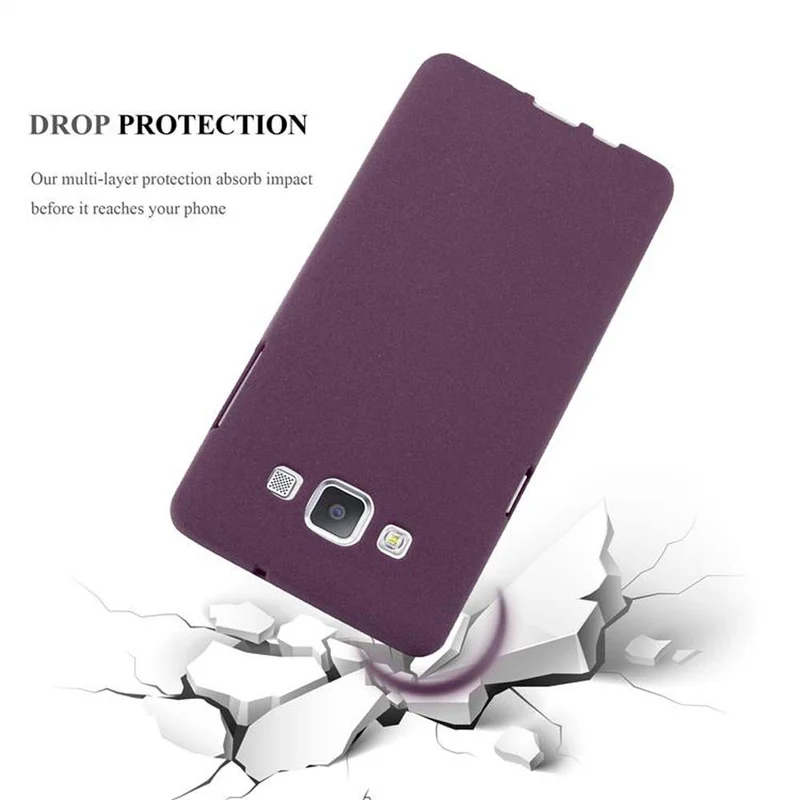 Cadorabo Hülle kompatibel mit Samsung Galaxy A5 2015 Schutzhülle aus flexiblem TPU Silikon