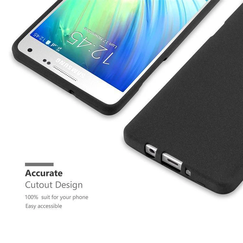 Cadorabo Hülle kompatibel mit Samsung Galaxy A3 2015 Schutzhülle aus flexiblem TPU Silikon
