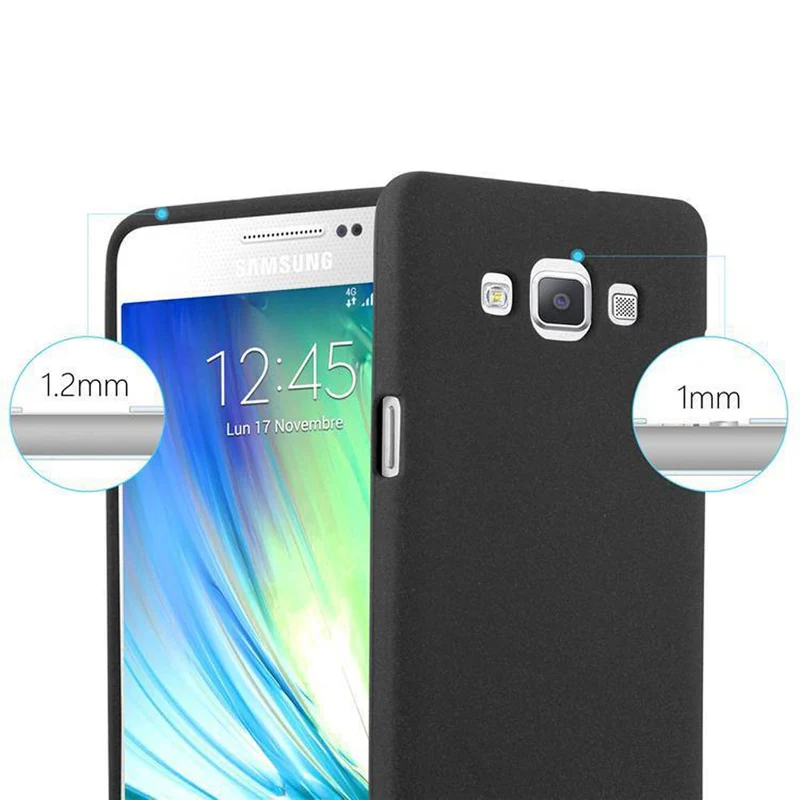 Cadorabo Hülle kompatibel mit Samsung Galaxy A3 2015 Schutzhülle aus flexiblem TPU Silikon