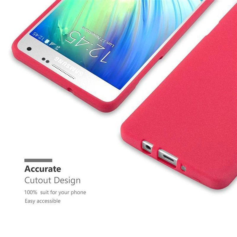 Cadorabo Hülle kompatibel mit Samsung Galaxy A3 2015 Schutzhülle aus flexiblem TPU Silikon